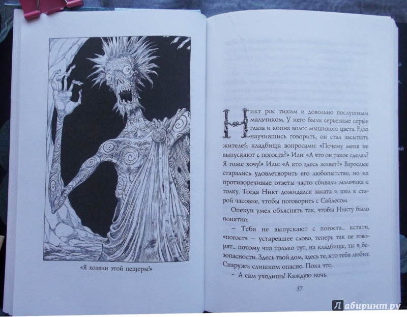 Иллюстрация 27 из 90 для История с кладбищем - Нил Гейман | Лабиринт - книги. Источник: Агаточка