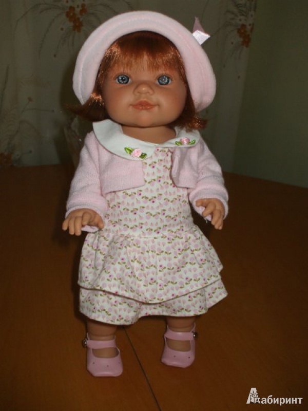 Иллюстрация 5 из 5 для Кукла "Франциска" в розовом, 38 см (2033P) | Лабиринт - игрушки. Источник: Kapel'