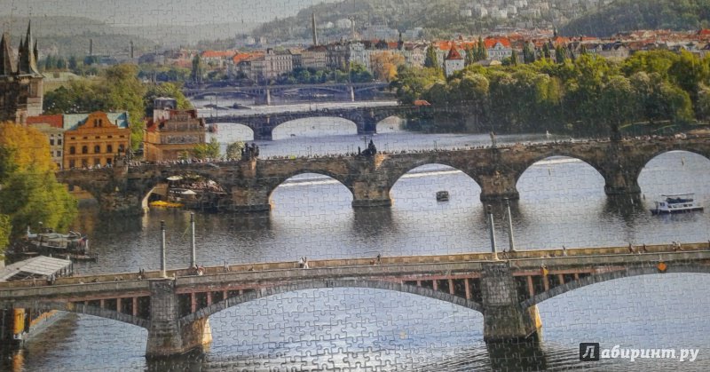 Иллюстрация 2 из 2 для Puzzle-4000 "Река Влтава, Прага" (С-400096) | Лабиринт - игрушки. Источник: Klementinka