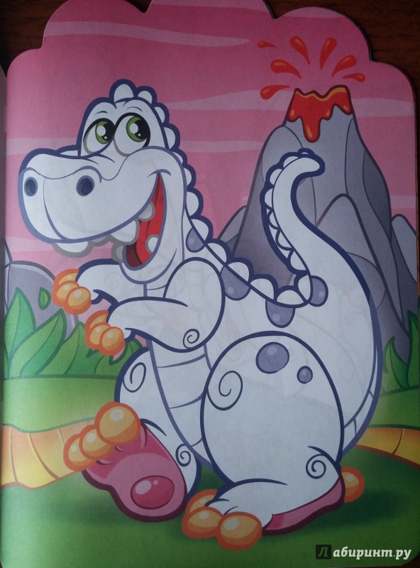 Иллюстрация 24 из 32 для Динозавры. Раскраска с наклейками для детей с 3-х лет | Лабиринт - книги. Источник: Мама Анюты