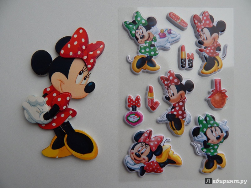 Иллюстрация 15 из 18 для Disney яркие наклейки Минни Маус (DsS01) | Лабиринт - игрушки. Источник: Мелкова  Оксана