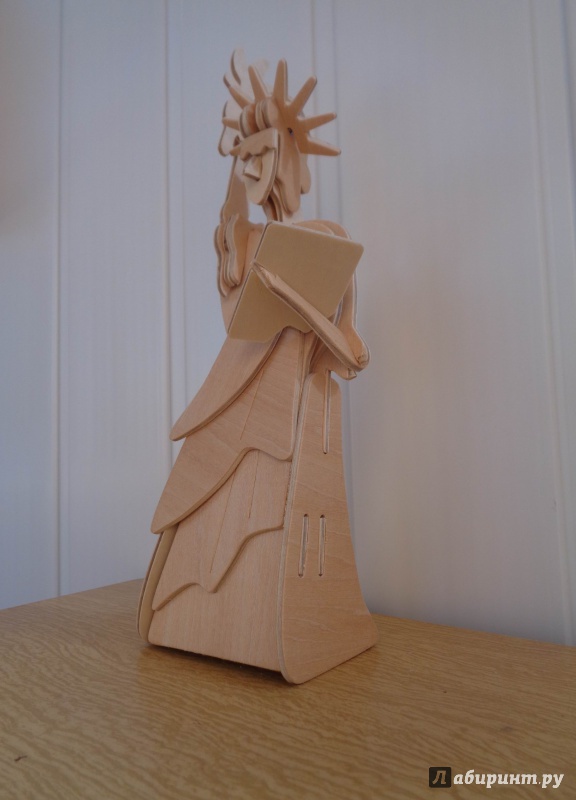 Иллюстрация 2 из 3 для Модель сборная деревянная Статуя Свободы | Лабиринт - игрушки. Источник: ЕККА