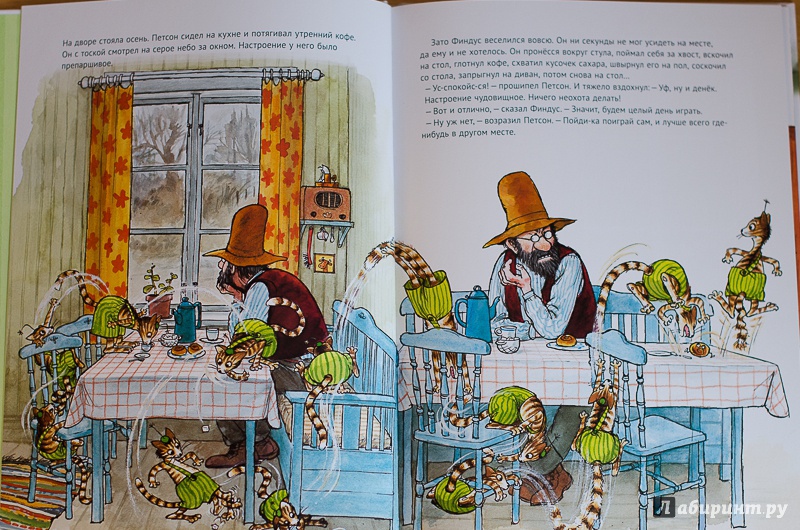 Иллюстрация 40 из 73 для Петсон грустит - Свен Нурдквист | Лабиринт - книги. Источник: Tatianka_G
