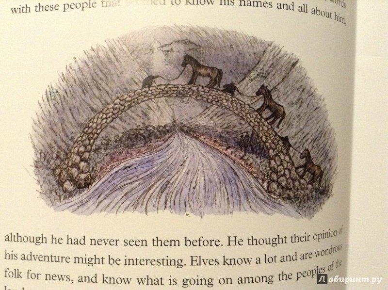 Иллюстрация 25 из 45 для The Hobbit - Tolkien John Ronald Reuel | Лабиринт - книги. Источник: Кр.- с.т.