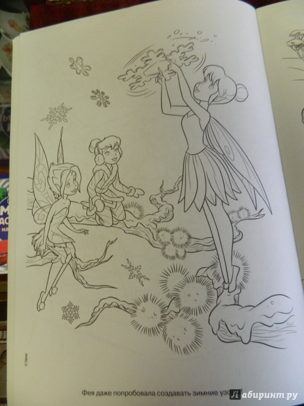 Иллюстрация 29 из 42 для Феи. Тайна зимнего леса. Раскраска-Люкс (№ 1503) | Лабиринт - книги. Источник: Светлячок:)