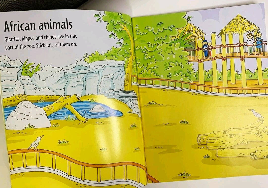 Иллюстрация 13 из 15 для First Sticker Book. Zoo | Лабиринт - книги. Источник: Филипенко юлия