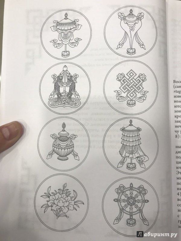 Иллюстрация 25 из 30 для Тибетские буддийские символы - Роберт Бир | Лабиринт - книги. Источник: Hello