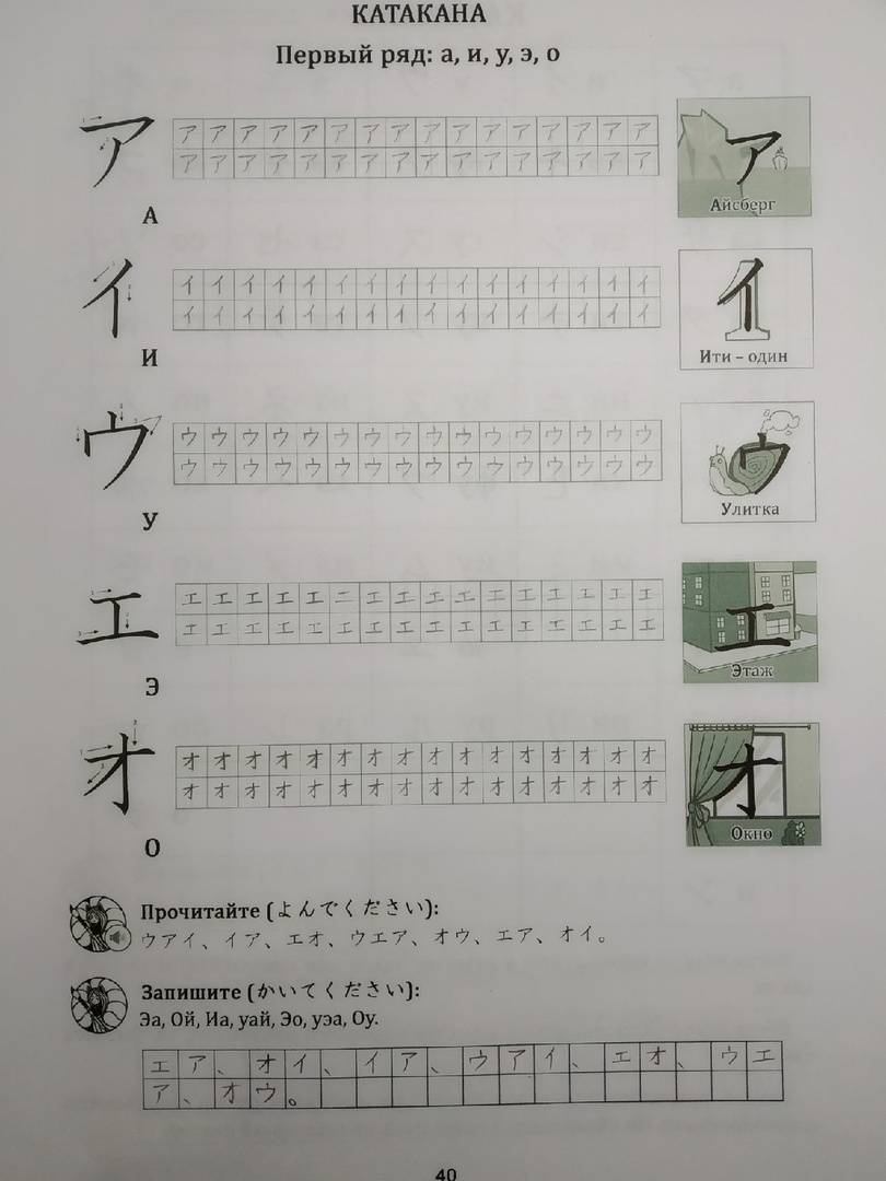 Иллюстрация 15 из 204 для Японская азбука. Учебное пособие - Анна Буландо | Лабиринт - книги. Источник: Лабиринт