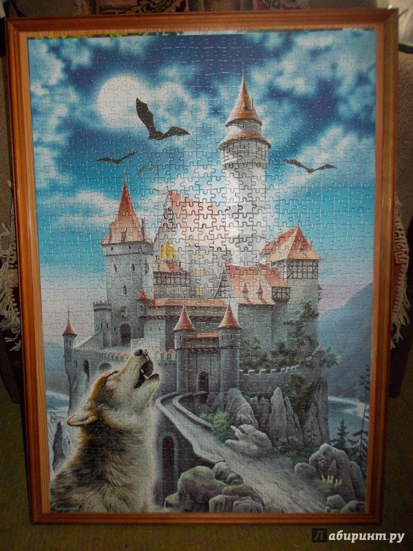 Иллюстрация 6 из 14 для Puzzle-1000 "Замок и волк" (С-100699) | Лабиринт - игрушки. Источник: Орлова  Надежда Сергеевна