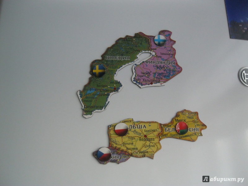 Иллюстрация 3 из 5 для Пазл магнитный "Карта Европы" (GT1123) | Лабиринт - игрушки. Источник: Ольга
