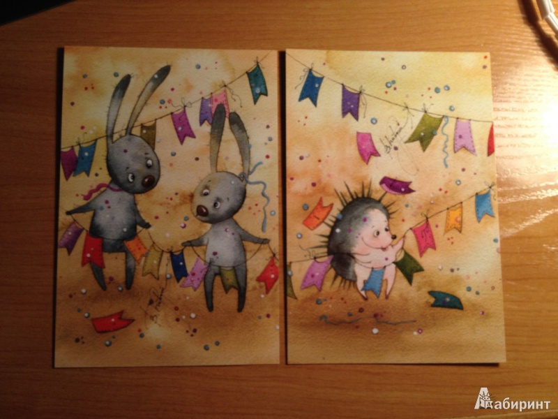 Иллюстрация 11 из 41 для С Новым годом! Набор открыток | Лабиринт - сувениры. Источник: keise9
