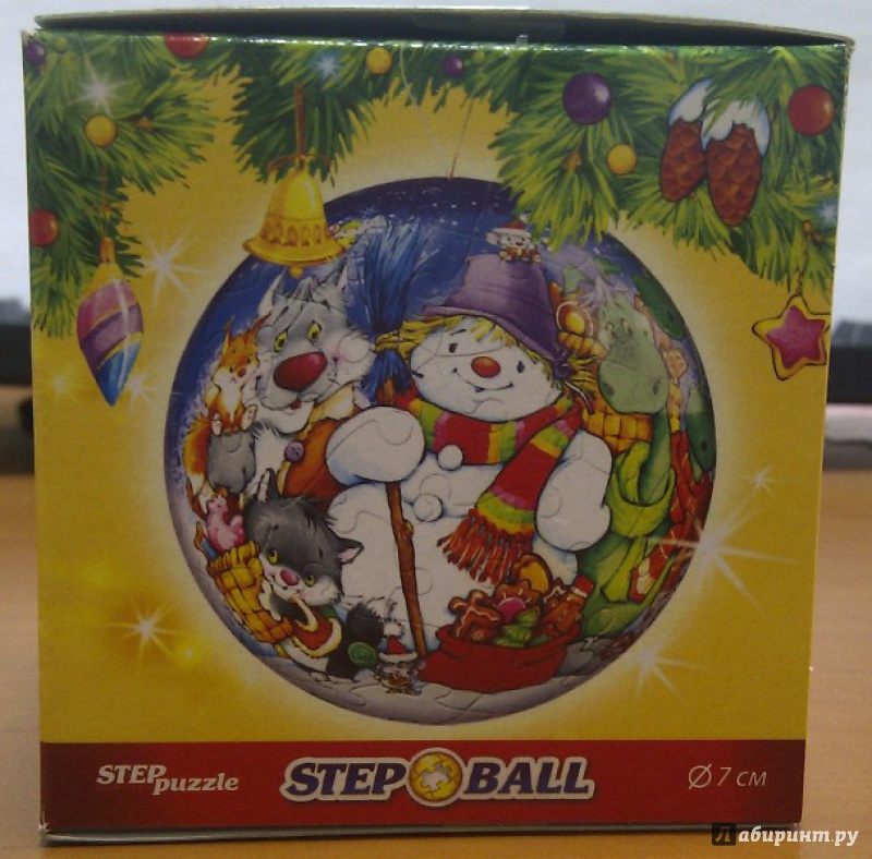 Иллюстрация 8 из 8 для Step Puzzle-60 "Новогодняя коллекция" (Пазл-шар) (98131) | Лабиринт - игрушки. Источник: Иренка