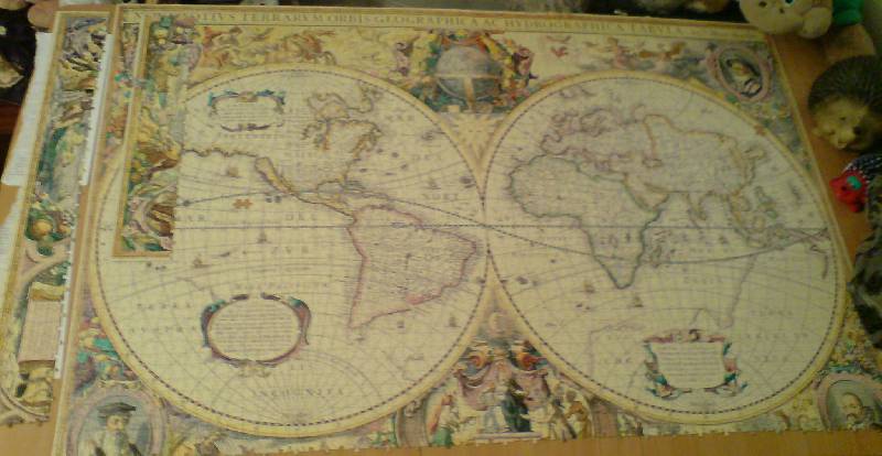 Иллюстрация 9 из 16 для Step Puzzle-3000 85002 Историческая карта мира | Лабиринт - игрушки. Источник: RockBaby