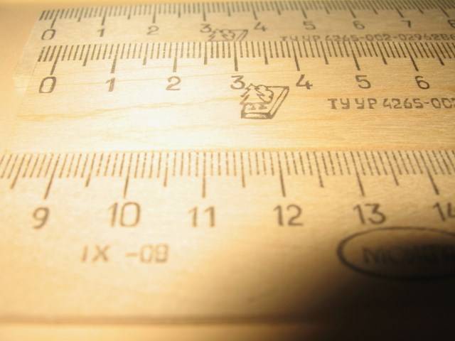 Иллюстрация 9 из 11 для Линейка деревянная, 15 см (С03) | Лабиринт - канцтовы. Источник: Алена