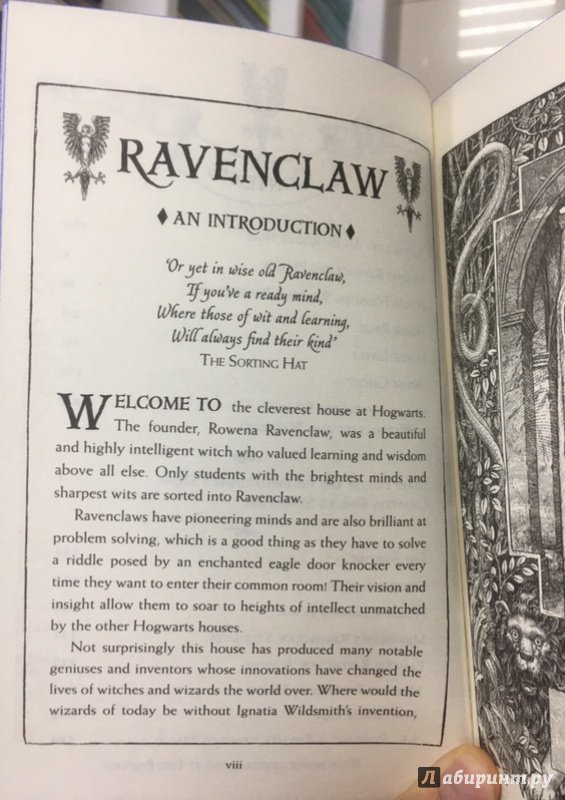 Иллюстрация 5 из 28 для Harry Potter and the Philosopher's Stone - Ravenclaw House Edition - Joanne Rowling | Лабиринт - книги. Источник: Lina