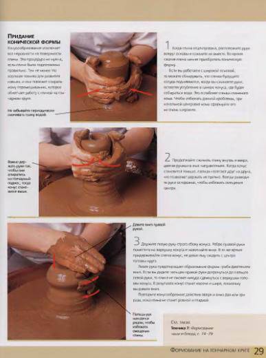 Иллюстрация 4 из 26 для Керамика для начинающих: создание, декорирование и обжиг изделий из глины - Джеки Эткин | Лабиринт - книги. Источник: Galia