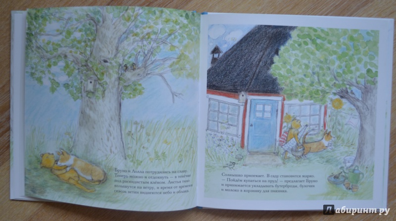 Иллюстрация 10 из 58 для Лето мишки Бруно - Гунилла Ингвес | Лабиринт - книги. Источник: Смолинова  Анастасия Олеговна