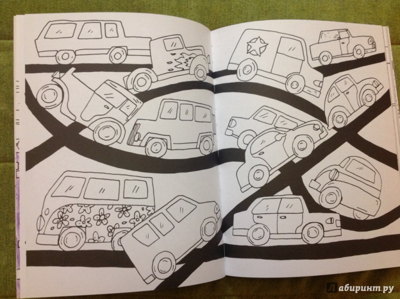 Иллюстрация 11 из 30 для Все самолеты, автомобили и поезда. Книжка-раскраска | Лабиринт - книги. Источник: Кочетова  Елизавета