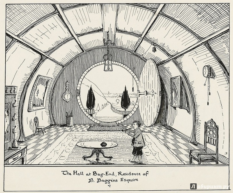Иллюстрация 4 из 68 для Хоббит - Толкин Джон Рональд Руэл | Лабиринт - книги. Источник: NM