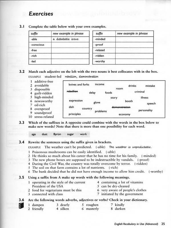Иллюстрация 11 из 23 для English Vocabulary in Use: Advanced - McCarthy, O`Dell | Лабиринт - книги. Источник: Риззи