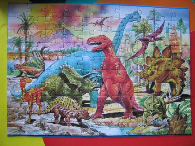 Иллюстрация 12 из 13 для Пазл-100 "Динозавры" (13179) | Лабиринт - игрушки. Источник: Валька  Анна