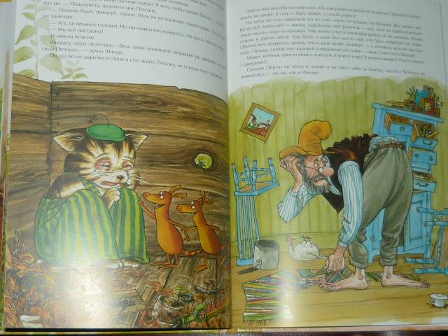 Иллюстрация 25 из 29 для История о том, как Финдус потерялся, когда был маленький - Свен Нурдквист | Лабиринт - книги. Источник: Ромашка:-)