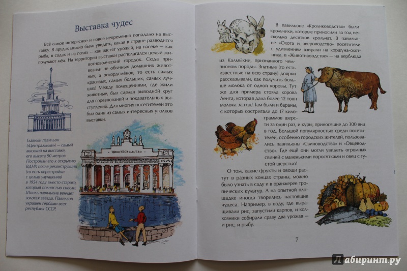 Иллюстрация 45 из 57 для ВДНХ. Главная выставка страны - Волкова, Волков | Лабиринт - книги. Источник: По страницам детских книг