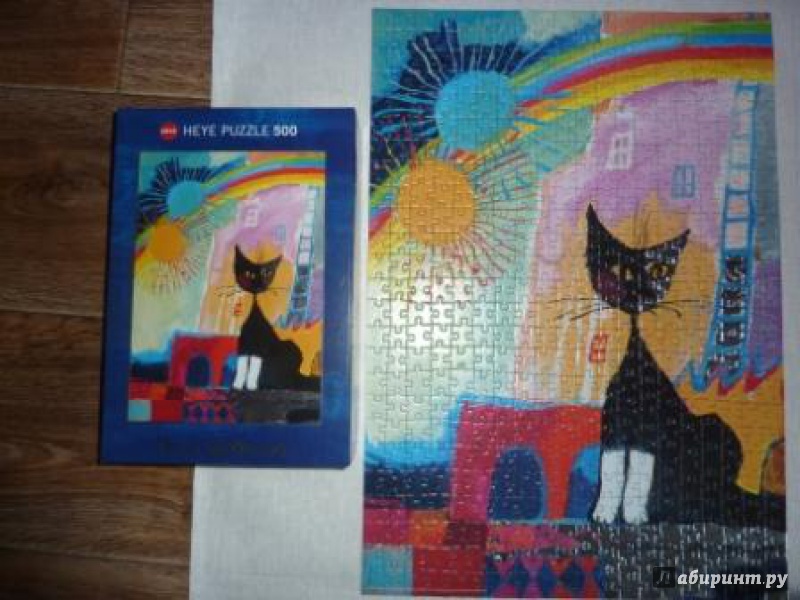 Иллюстрация 3 из 7 для Puzzle-500 "Котенок под радугой" (29627) | Лабиринт - игрушки. Источник: Волкова  Светлана Николаевна
