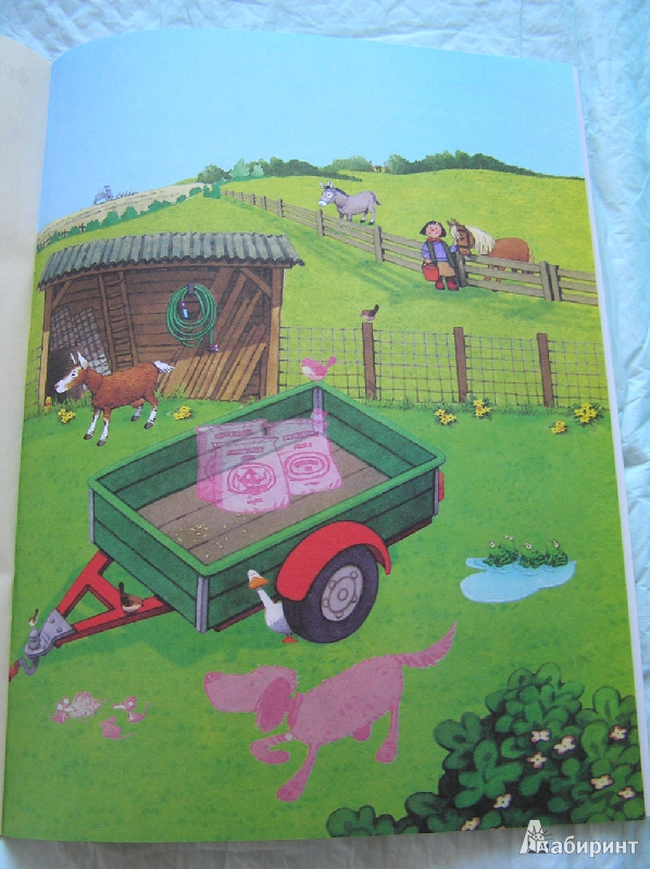 Иллюстрация 6 из 7 для Веселая ферма. Книга с наклейками | Лабиринт - книги. Источник: Хазраткулова  Екатерина