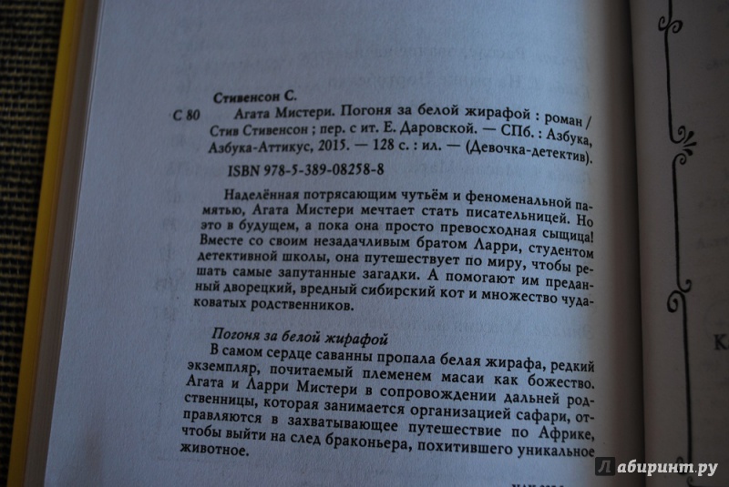 Иллюстрация 28 из 48 для Агата Мистери. Погоня за белой жирафой - Стив Стивенсон | Лабиринт - книги. Источник: Журавлёва  Анна