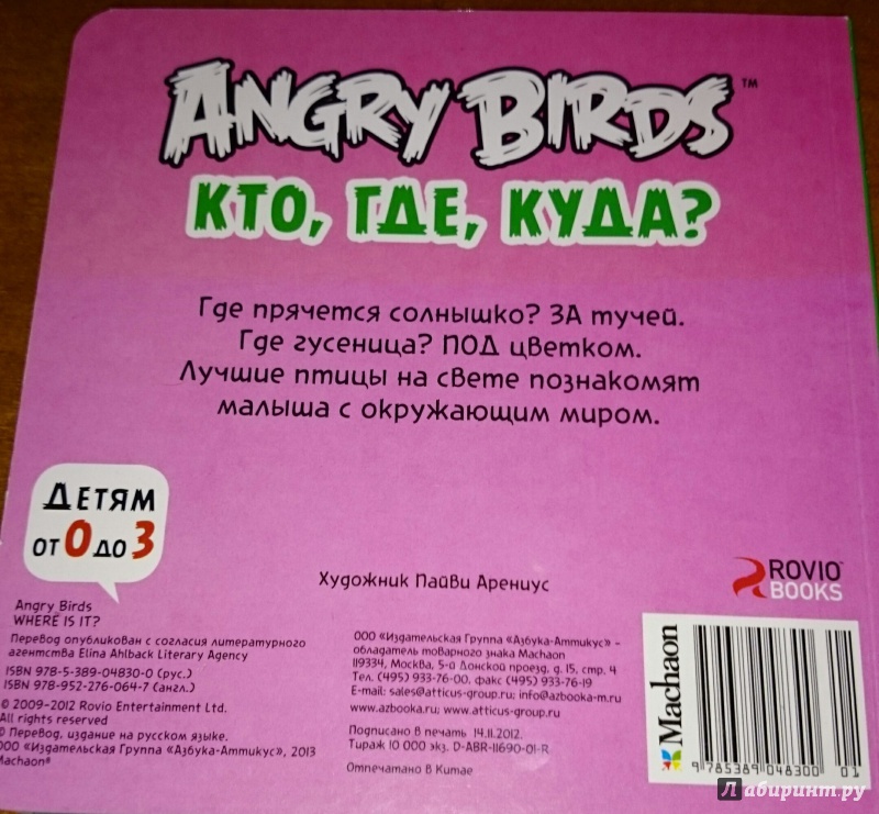 Иллюстрация 16 из 16 для Angry Birds. Кто, где, куда? | Лабиринт - книги. Источник: К  Дарья