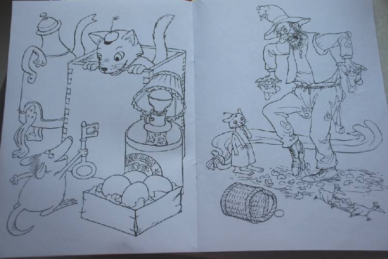 Иллюстрация 14 из 15 для Петсон и Финдус. Раскраска | Лабиринт - книги. Источник: medvi