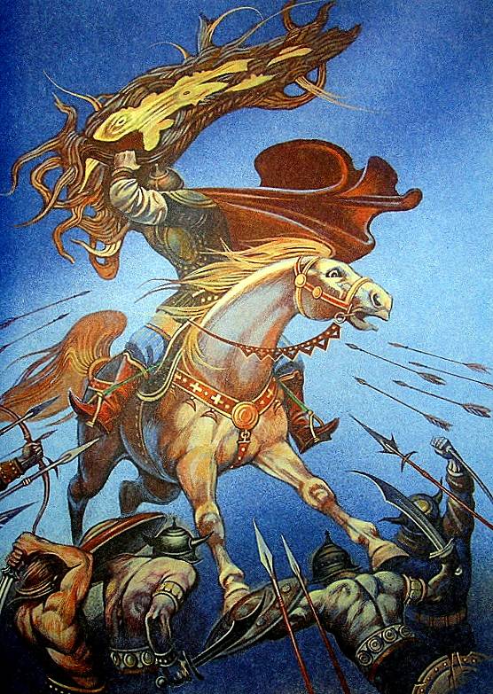 Иллюстрация 17 из 62 для Русские богатыри: былины и героические сказки | Лабиринт - книги. Источник: Валерия