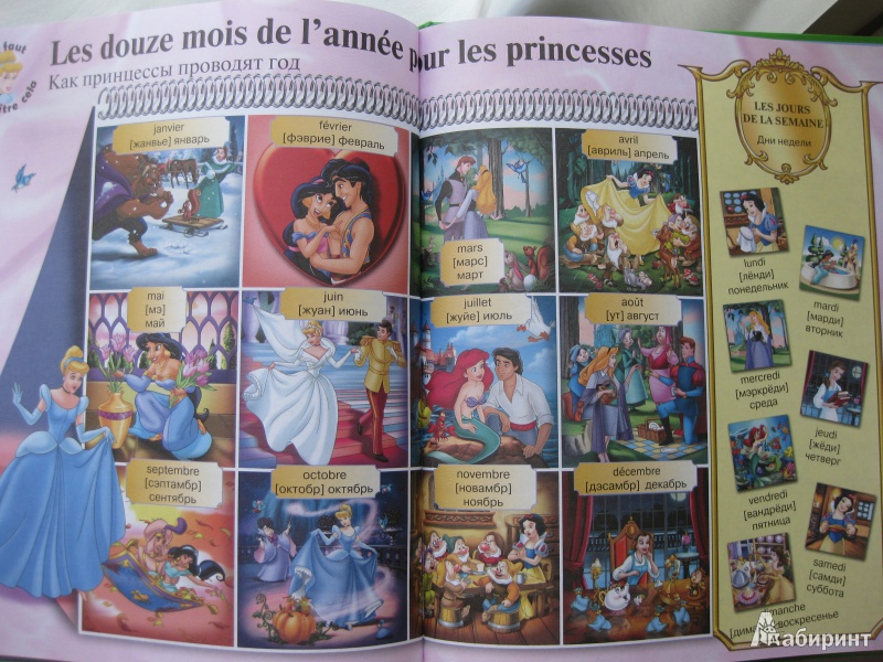 Иллюстрация 13 из 49 для Мои первые 1000 французских слов с героями Disney | Лабиринт - книги. Источник: White lady