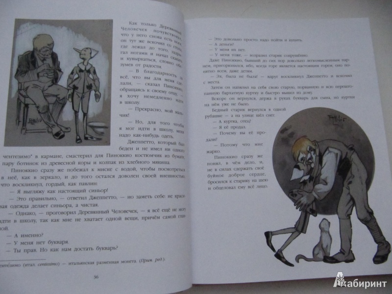 Иллюстрация 20 из 63 для Приключения Пиноккио - Карло Коллоди | Лабиринт - книги. Источник: DoNNa.С