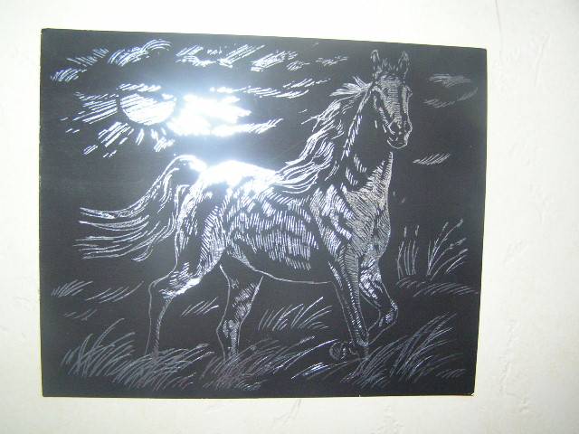 Иллюстрация 2 из 8 для Гравюра с металлическим эффектом "Конь" (Гр062) | Лабиринт - игрушки. Источник: Люсия