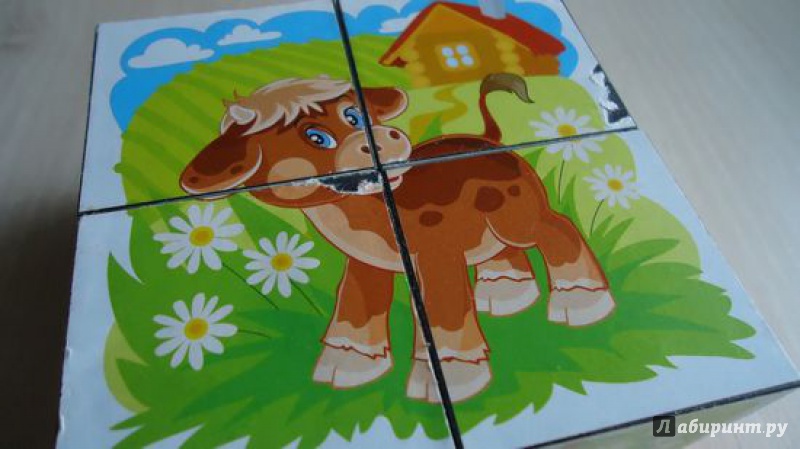 Иллюстрация 16 из 19 для Кубики "Домашние животные. Малыши" (00633) | Лабиринт - игрушки. Источник: Мумбер  Полина