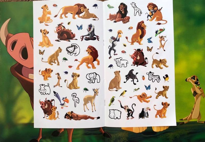 Иллюстрация 16 из 38 для Король Лев. Земли Прайда. Посмотри и найди (с наклейками) | Лабиринт - книги. Источник: Natalie Leigh