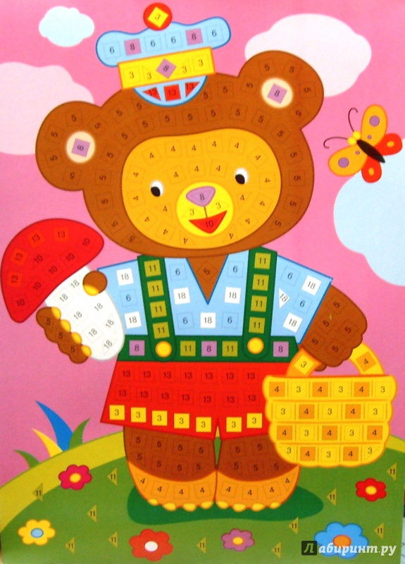 Иллюстрация 4 из 11 для Разноцветная мозаика "Мишка" (2680) | Лабиринт - игрушки. Источник: Соловьев  Владимир