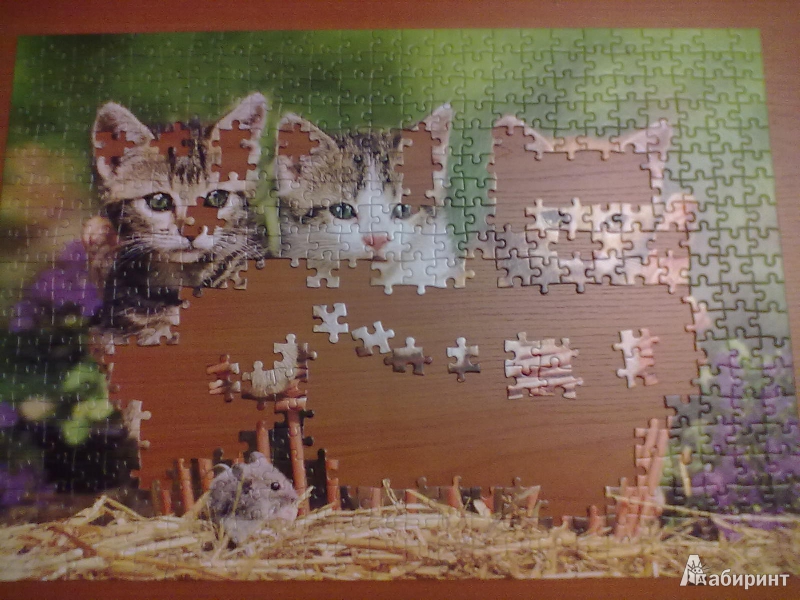 Иллюстрация 1 из 4 для Puzzle-500. Три котенка (В-51168) | Лабиринт - игрушки. Источник: shumok