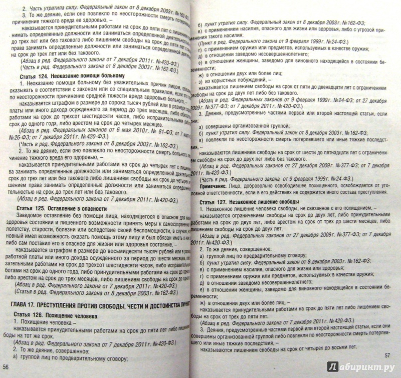 Иллюстрация 6 из 7 для Уголовный кодекс Российской Федерации по состоянию на 01 февраля 2015 года | Лабиринт - книги. Источник: Соловьев  Владимир