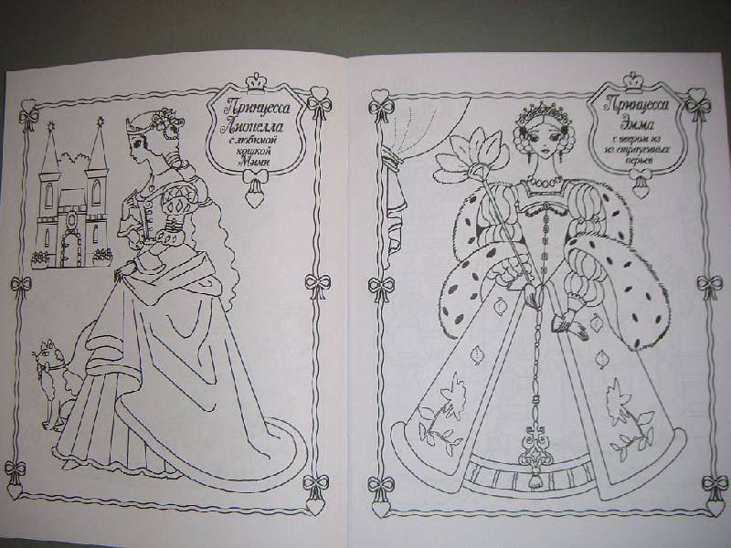 Иллюстрация 16 из 18 для Мечты принцесс. Розовая книжка. Раскраска | Лабиринт - книги. Источник: Iwolga