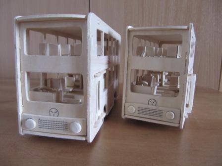 Иллюстрация 10 из 11 для Сборная деревянная модель "Двухэтажный автобус" (P093) | Лабиринт - игрушки. Источник: Paola=