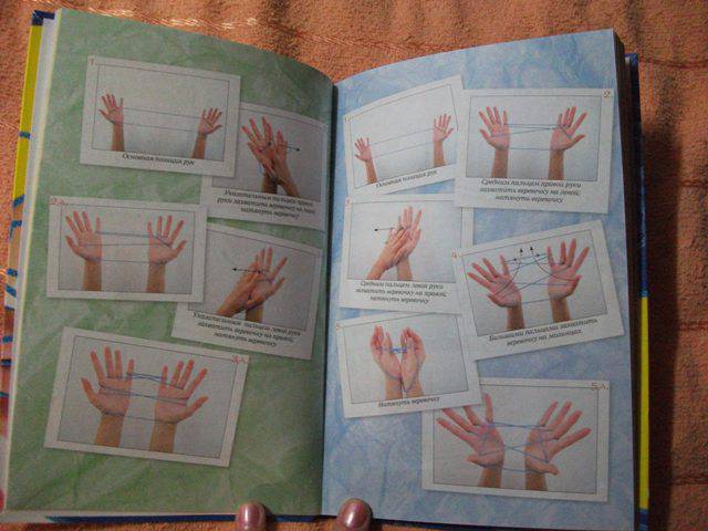 Иллюстрация 5 из 5 для Волшебные веревочки на пальцах. 50 способов удивить подружек и друзей - Ирина Шебушева | Лабиринт - книги. Источник: Ветка