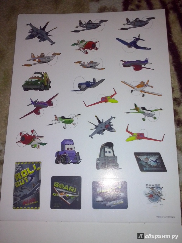 Иллюстрация 6 из 20 для 100 наклеек "Disney. Самолеты" | Лабиринт - книги. Источник: Олюсик