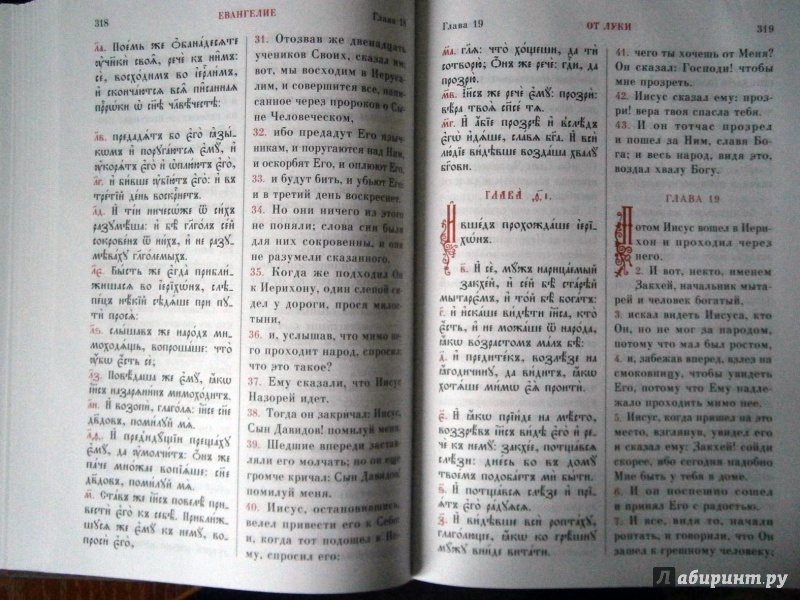 Иллюстрация 21 из 26 для Новый Завет. С параллельным переводом (на церковнославянском и русском языках) | Лабиринт - книги. Источник: D8  _