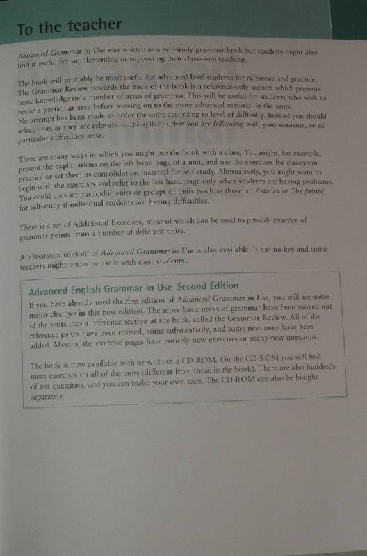 Иллюстрация 10 из 27 для Advanced Grammar in Use with answers (+CD) - Martin Hewings | Лабиринт - книги. Источник: Орлова  Екатерина