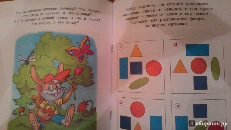 Иллюстрация 11 из 29 для Вправо-влево, вверх-вниз. Ориентируется в пространстве. Для детей 5-6 лет - Ольга Земцова | Лабиринт - книги. Источник: Юся31