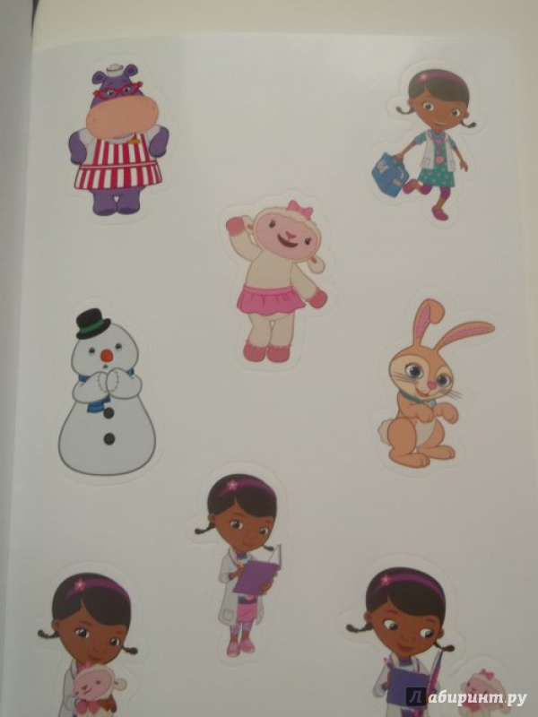 Иллюстрация 7 из 13 для Наклей и раскрась для малышей. Доктор Плюшева (№1506) | Лабиринт - книги. Источник: Лабиринт