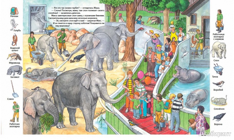 Иллюстрация 4 из 35 для В зоопарке | Лабиринт - книги. Источник: Анна К.